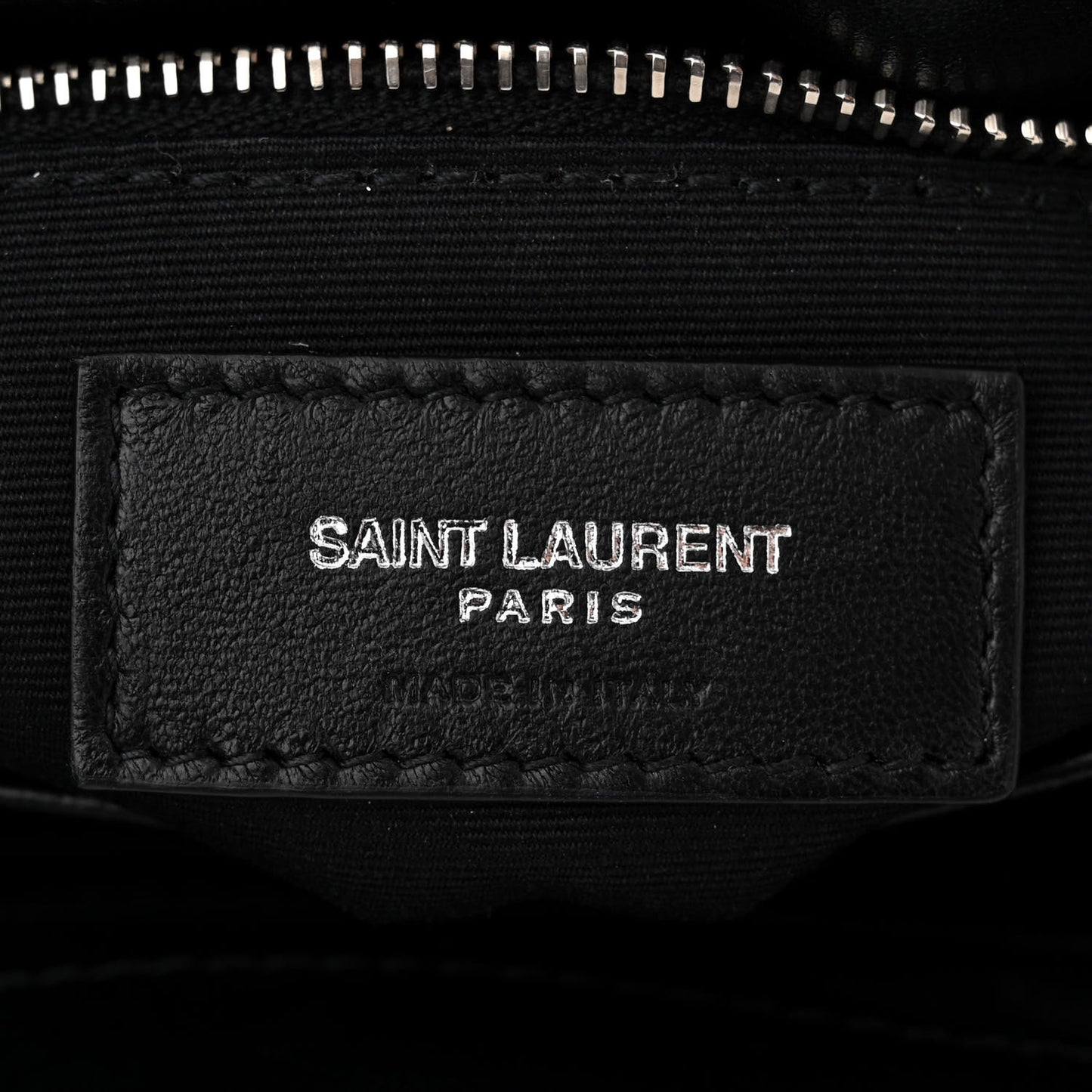 Calfskin Y Quilted Monogram Toy Loulou Crossbody Bag Black