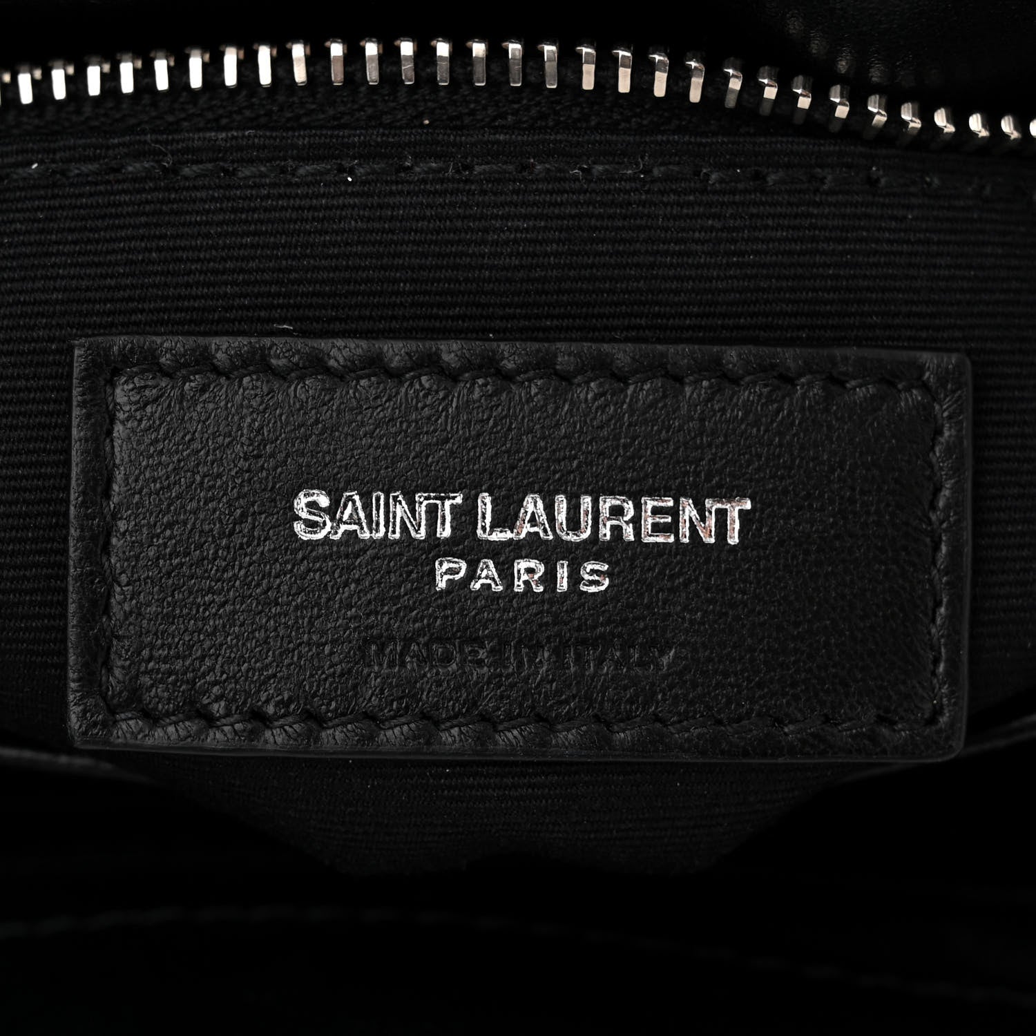 Saint Laurent Calfskin Y Quilted Monogram Toy Loulou Crossbody Bag Black 6 of 12