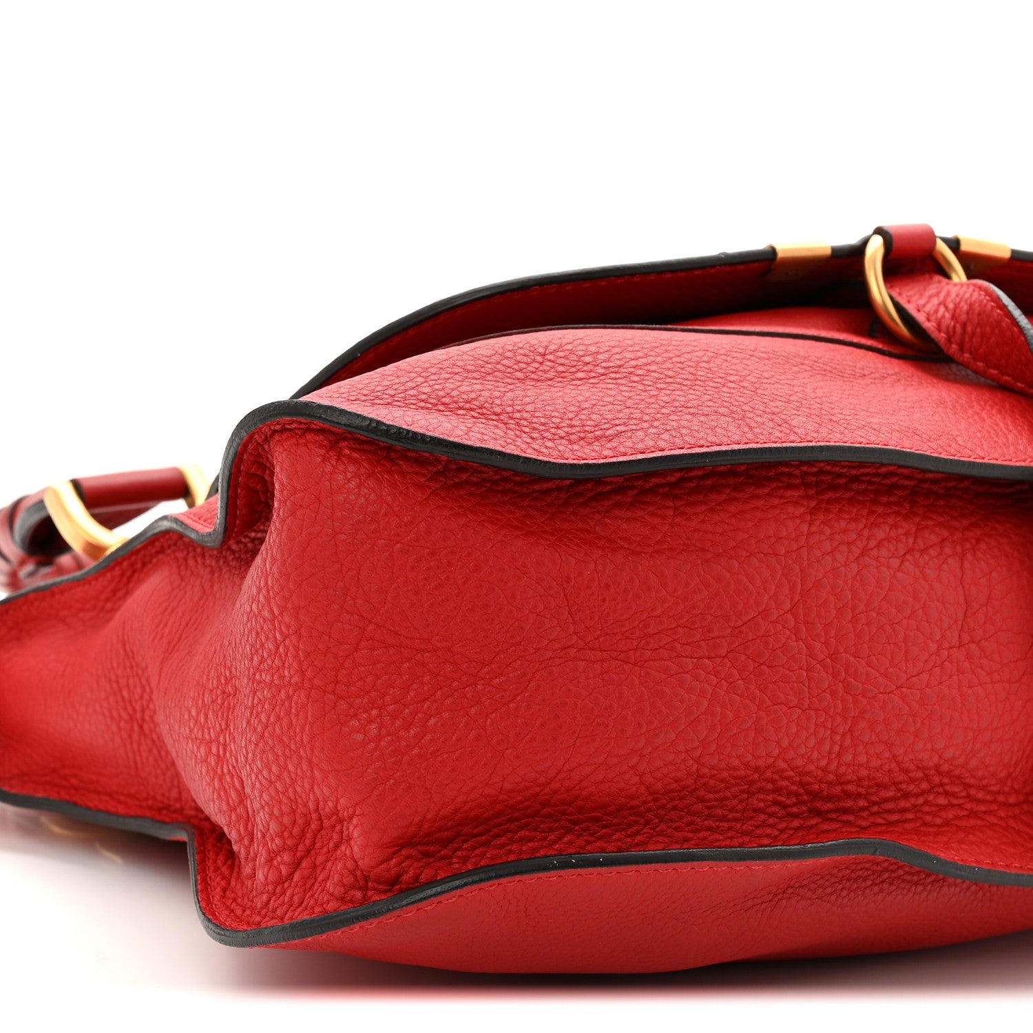 Chloe Calfskin Medium Marcie Satchel Red 9 of 10