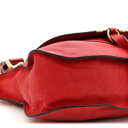 Chloe Calfskin Medium Marcie Satchel Red 9 of 10