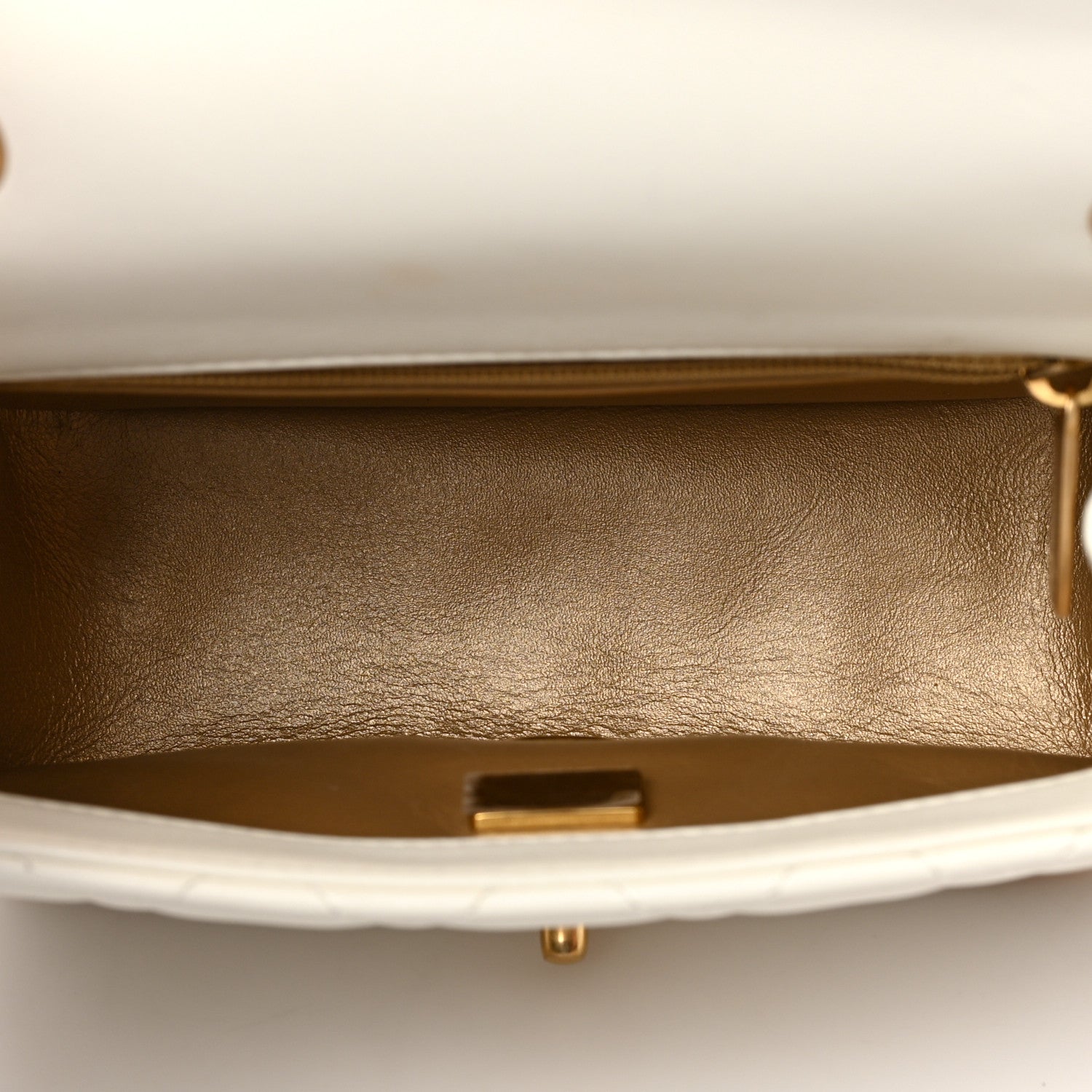 Chanel Lambskin Quilted Mini Pearl Crush Flap White 5 of 10