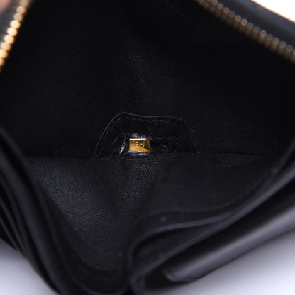 Bottega Veneta Nappa Intrecciato Zip Around Compact Wallet Black 11 of 12