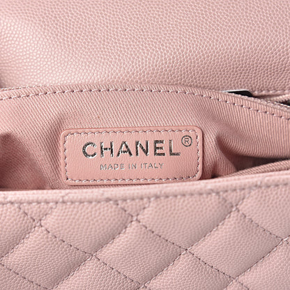 Chanel Caviar Quilted Mini Coco Handle Flap Pink 6 of 10