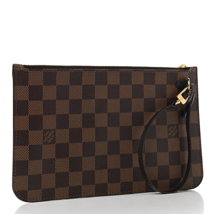 Louis Vuitton Damier Ebene Neverfull MM GM Pochette 3 of 7