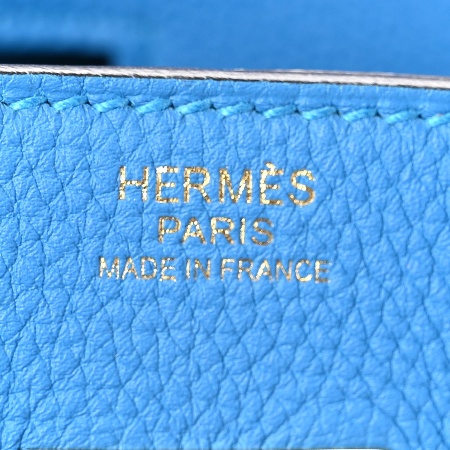 Togo BIRKIN 30 Bleu Zanzibar