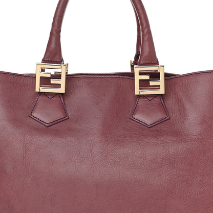 Fendi Vitello Acqua Large Twins Tote Malva 8 of 16
