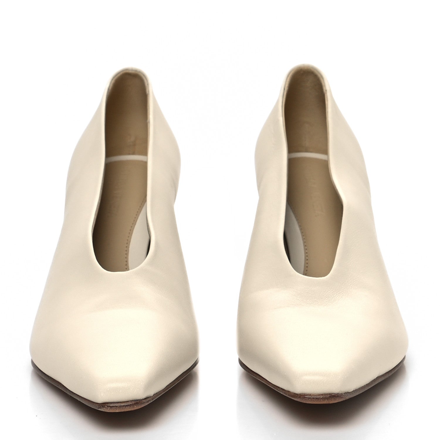 Bottega Veneta Nappa Almond Pumps 39 Sea Salt 2 of 8