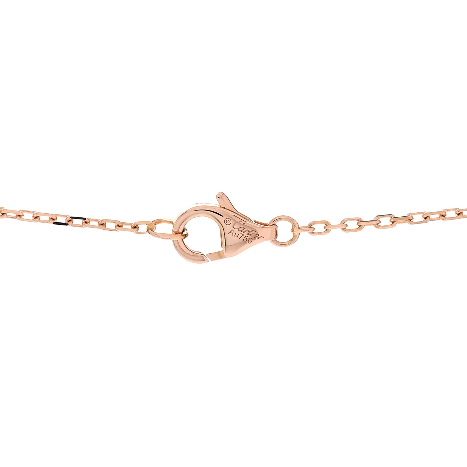 Cartier 18K Pink Gold Diamond Juste Un Clou Pendant Necklace 4 of 6