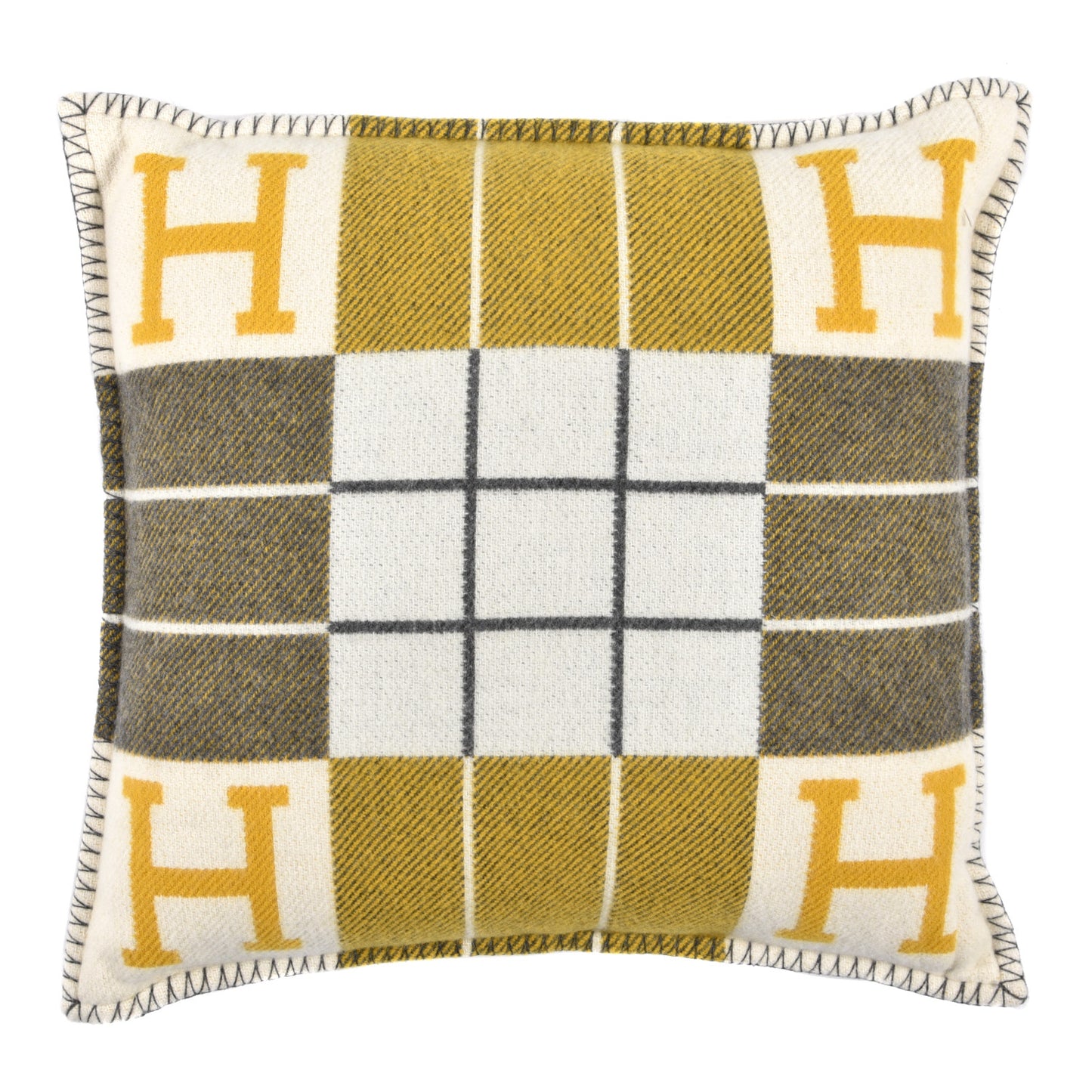 Wool Cashmere Avalon III Pillow PM Gris Soleil