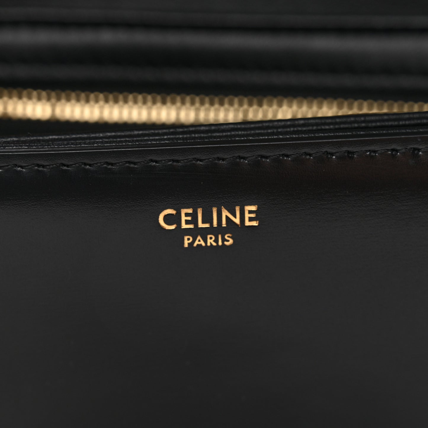 Shiny Calfskin Teen Triomphe Black