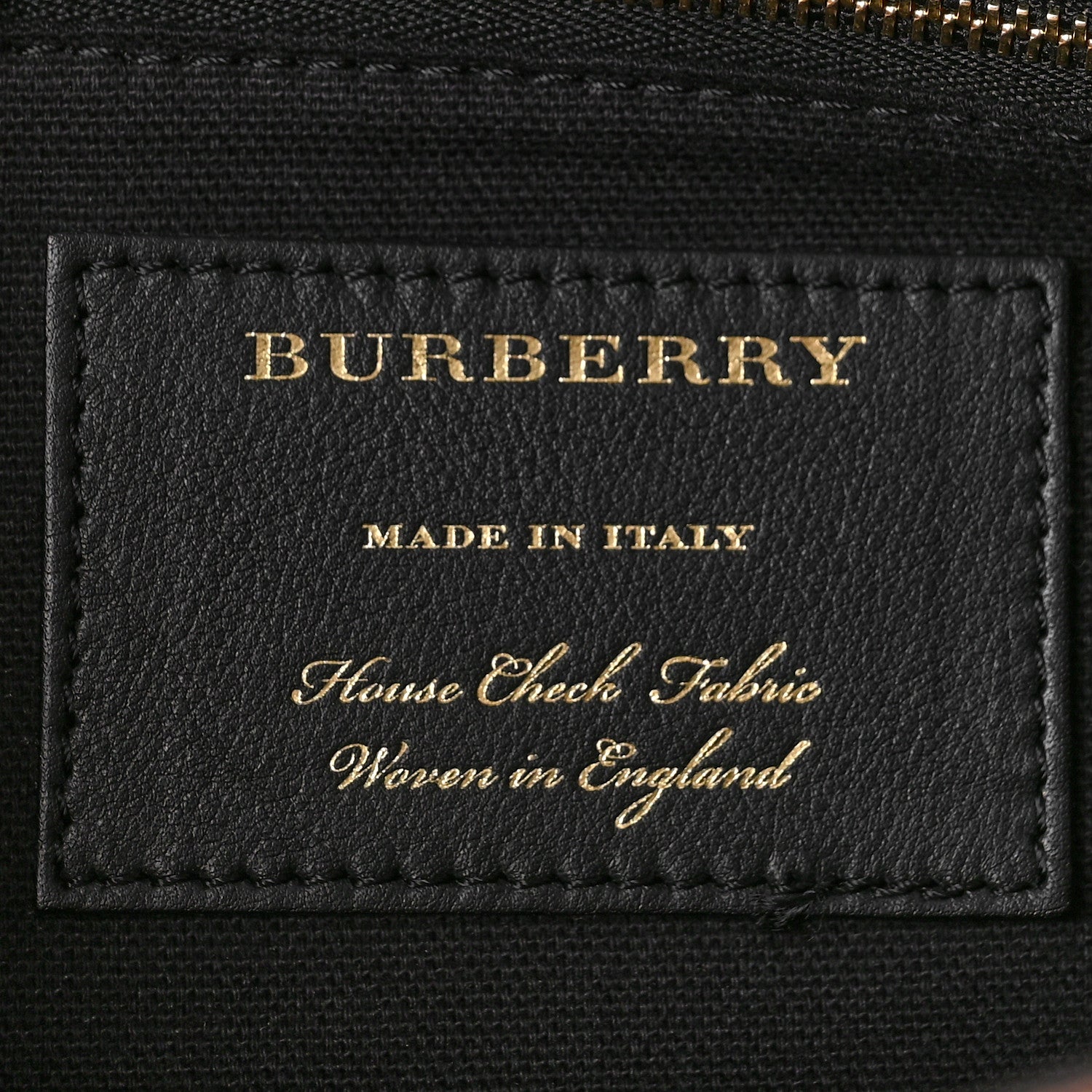 Burberry Grainy Calfskin House Check Large Banner Tote Tan 6 of 9