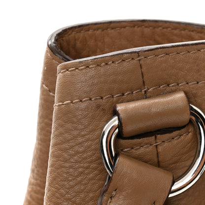 Prada Vitello Daino Expandable Shoulder Bag Sesamo 11 of 14