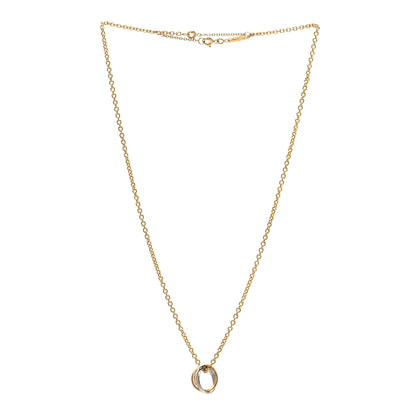 Cartier 18K Pink Yellow White Gold Trinity Pendant Necklace 2 of 5