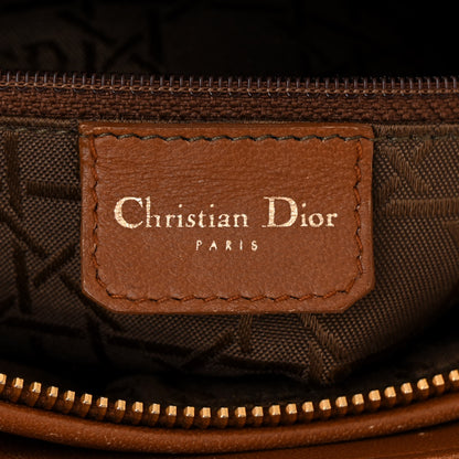 Christian Dior Lambskin Cannage Large Lady Dior Tan 6 of 15