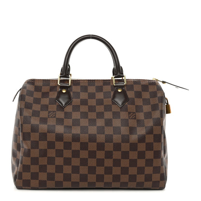Louis Vuitton Damier Ebene Speedy 30 1 of 10