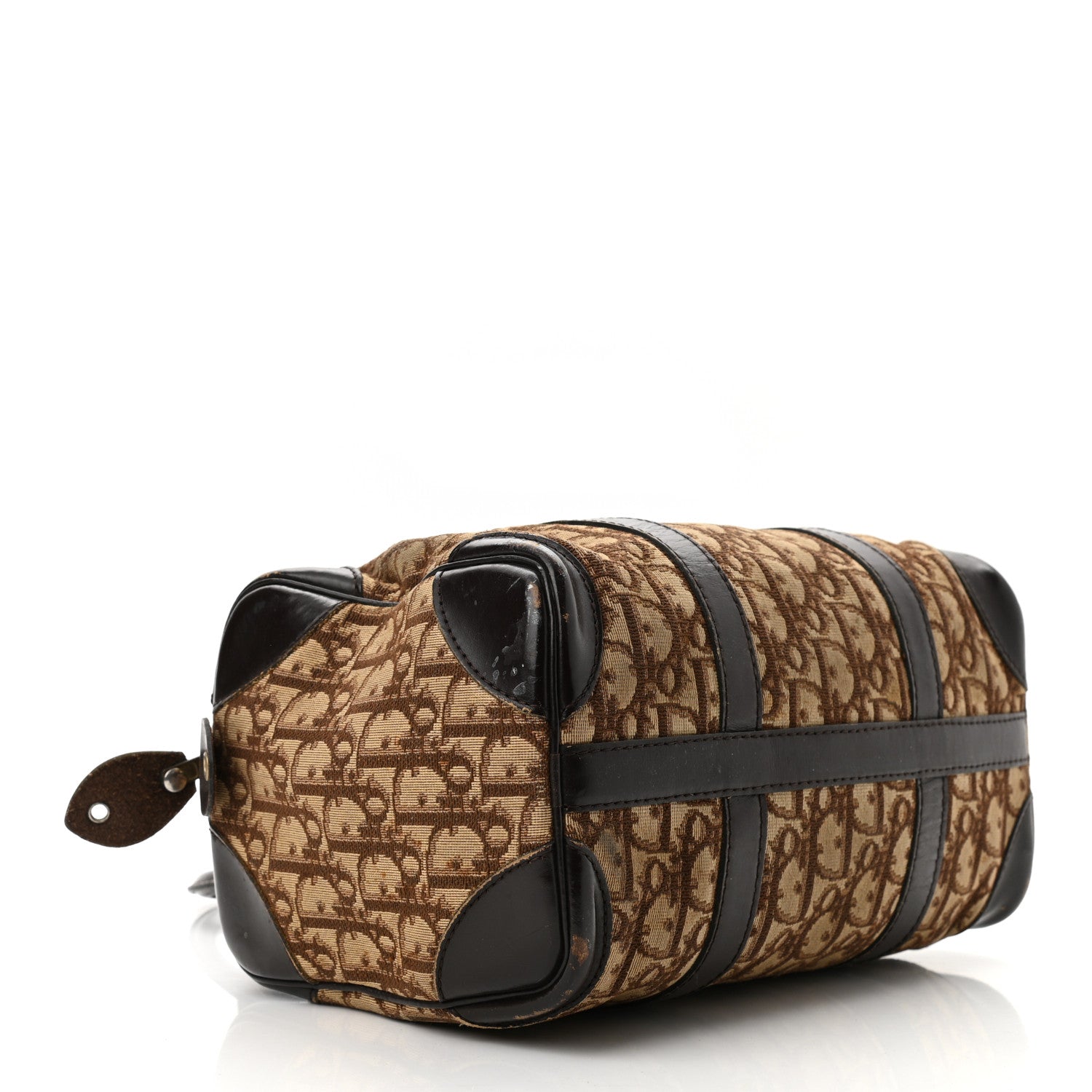 Christian Dior Monogram Boston Brown 4 of 12