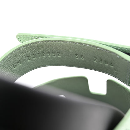 Hermes Epsom Womens Chypre Sandals 36 Vert Jade 8 of 9