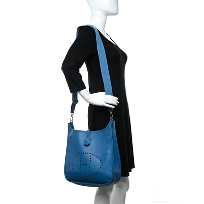 Hermes Epsom Evelyne III GM Mykonos 2 of 19