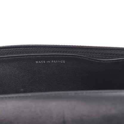 Chanel Caviar Timeless CC Wallet On Chain WOC Black 7 of 14