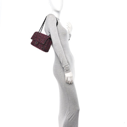 Chanel Tweed Quilted Medium Double Flap Multicolor 2 of 12