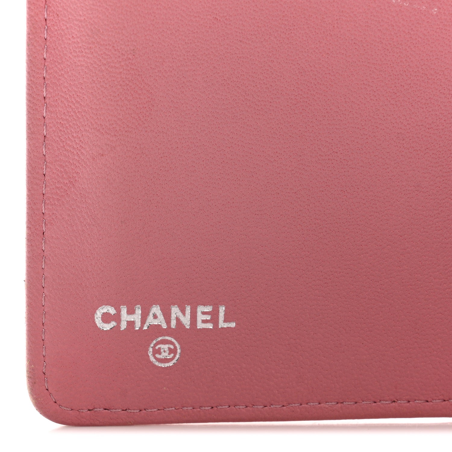 Chanel Lambskin Quilted Boy Yen Wallet Pink 11 of 20