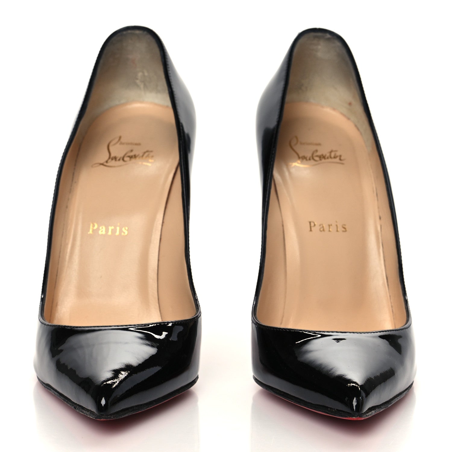 Christian Louboutin Patent Pigalle Follies 100 Pumps 38.5 Black 2 of 11