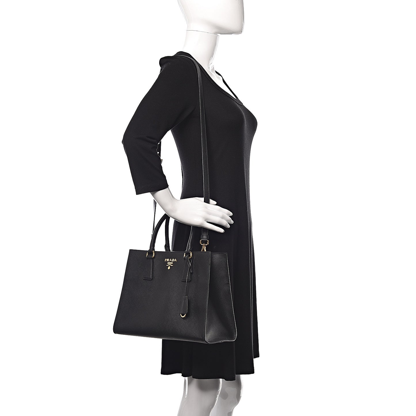 Saffiano Tote Black