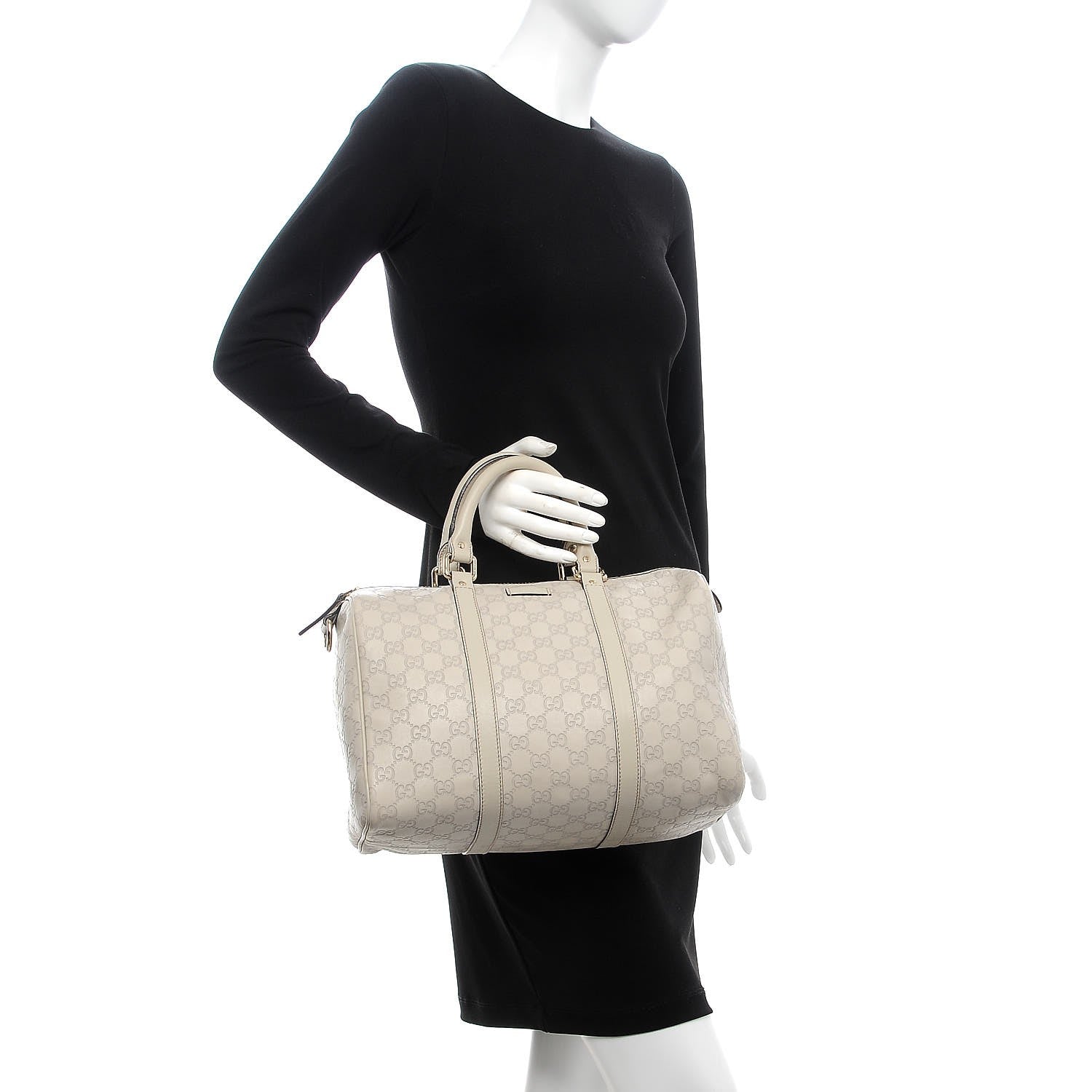 Gucci Guccissima Medium Joy Boston Off White 2 of 7