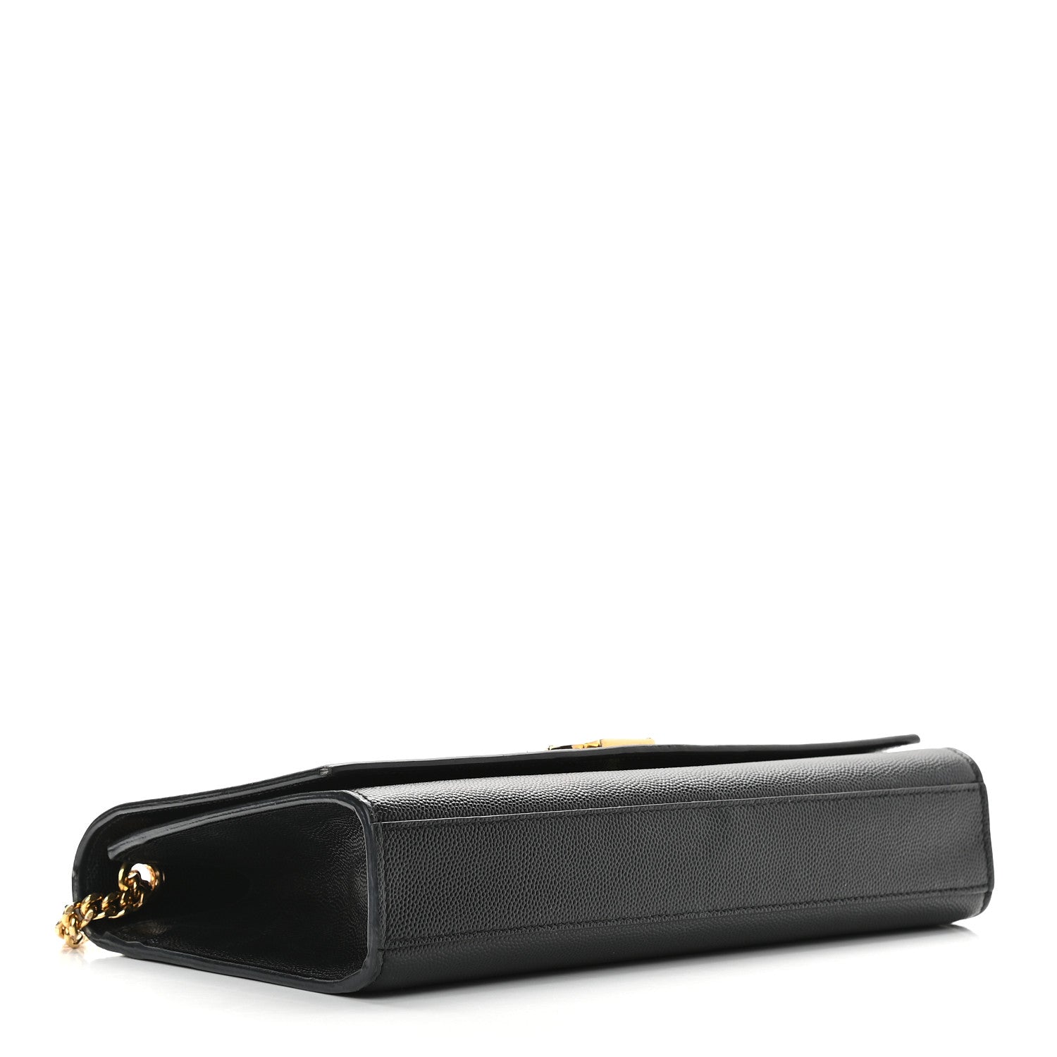 Saint Laurent Grain De Poudre Medium Classic Monogram Kate Satchel Black 3 of 9
