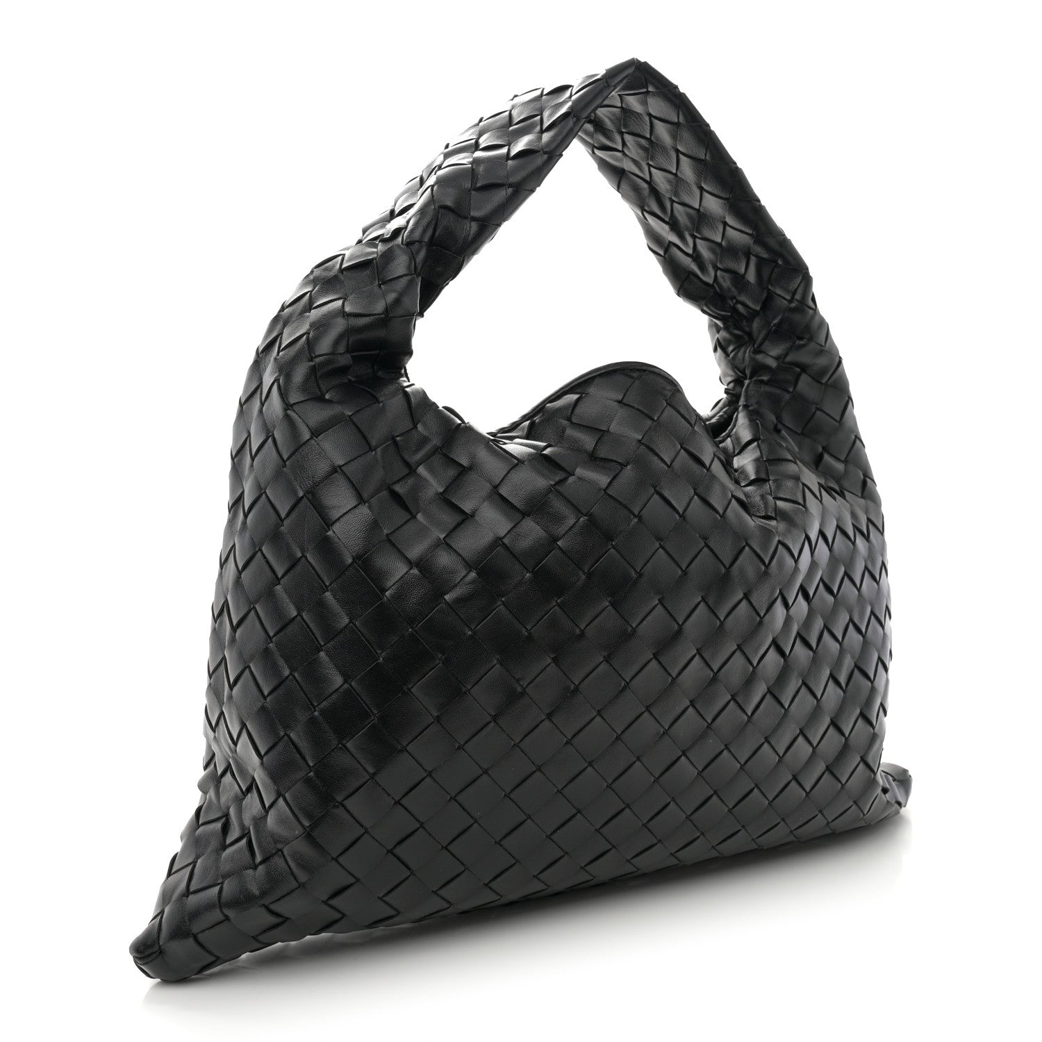 Bottega Veneta Calfskin Intrecciato Small Hop Black 3 of 11