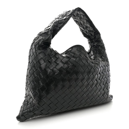 Bottega Veneta Calfskin Intrecciato Small Hop Black 3 of 11