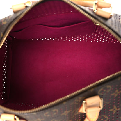 Louis Vuitton Monogram Perforated Speedy 30 Fuchsia 5 of 8