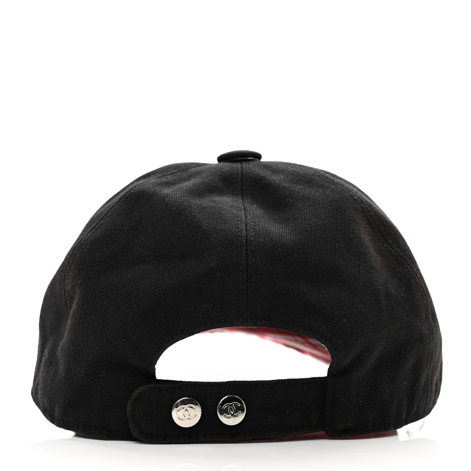 Chanel Cotton Beaded CC Cap Hat Black 4 of 10