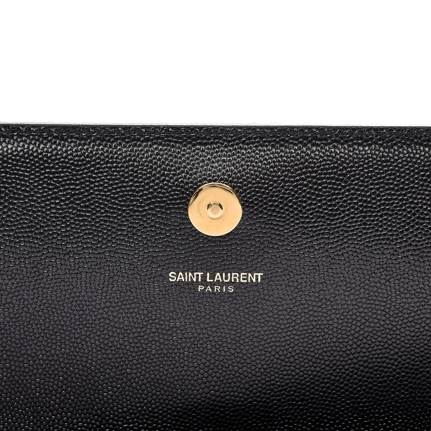 Grain De Poudre Monogram Cassandre Clutch Black