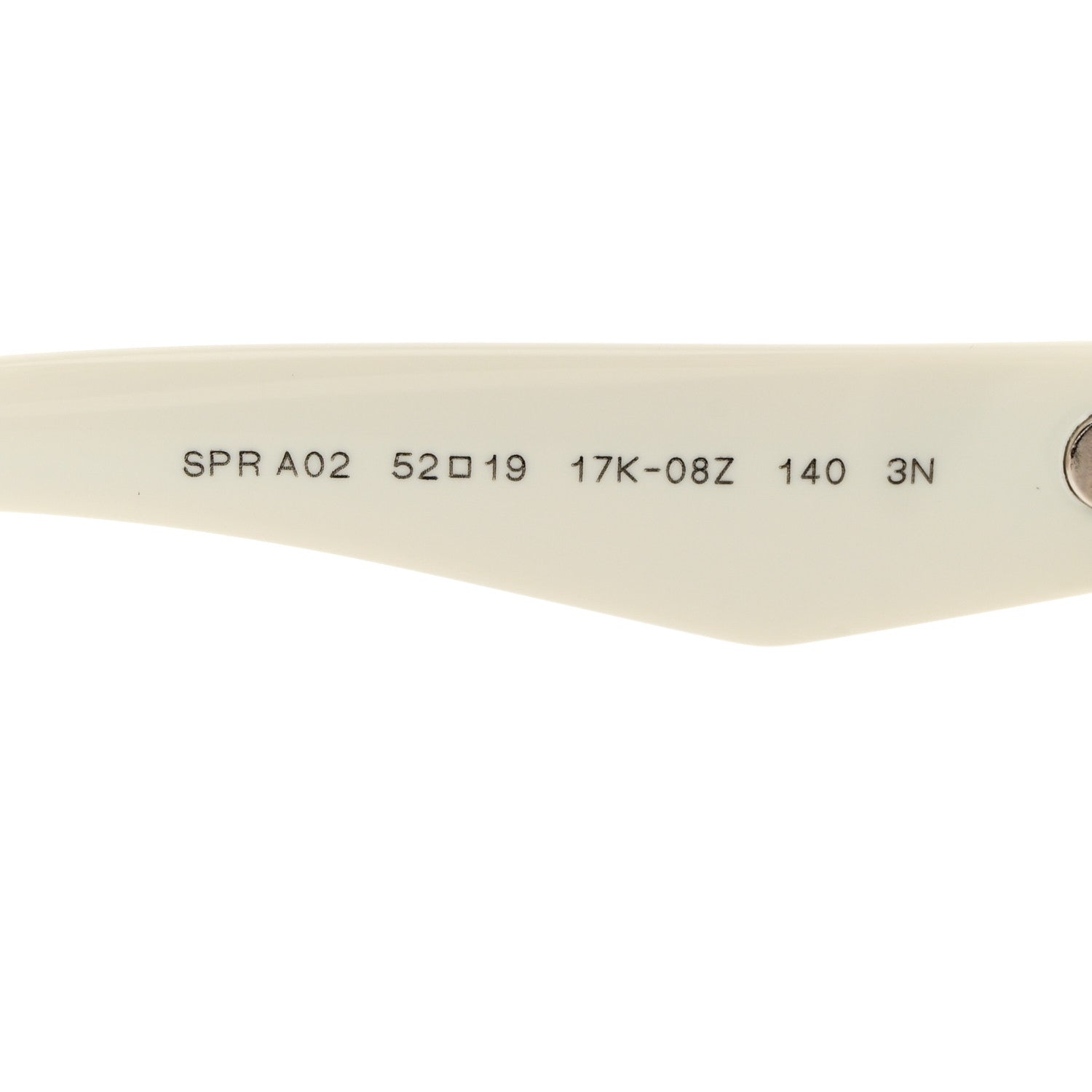 Prada Acetate Logo Butterfly Sunglasses SPR A02 White 5 of 8