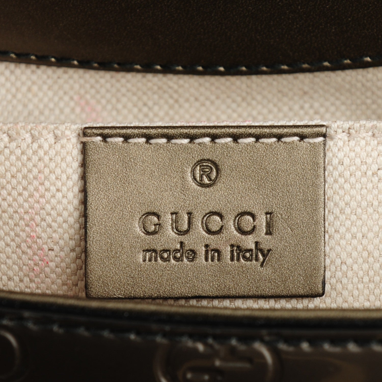 Gucci Shine Guccissima Medium Emily Chain Shoulder Bag Sasso 6 of 7