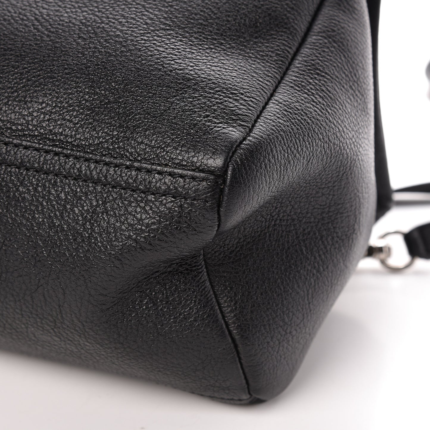 Sugar Goatskin Small Pandora Black