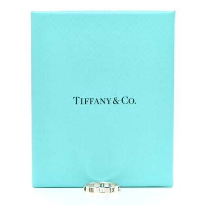Tiffany Sterling Silver Narrow Atlas Pierced Ring 53 6.25 5 of 5