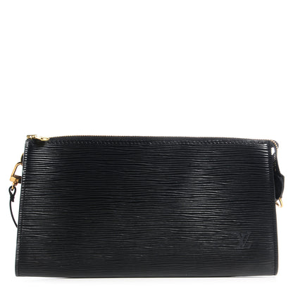 Louis Vuitton Epi Pochette Accessories 24 Black 1 of 7