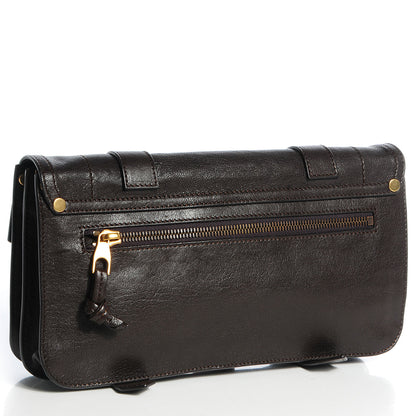 Proenza Schouler Lux Leather PS1 Pochette Clutch Dark Chocolate 4 of 11