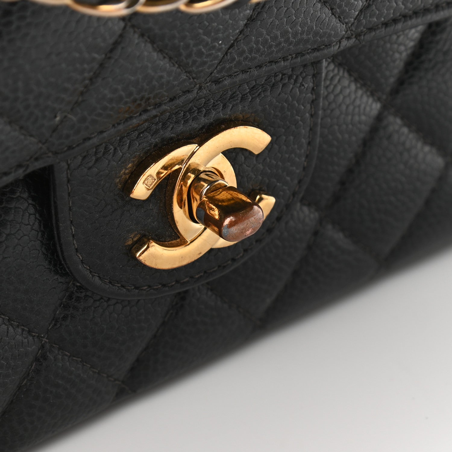 Chanel Caviar Quilted Medium Double Flap Black 16 of 17