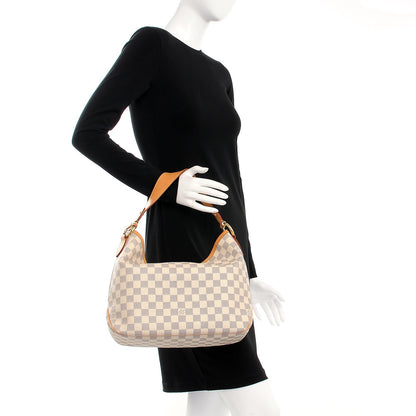 Louis Vuitton Damier Azur Delightful PM Rose Ballerine 2 of 9