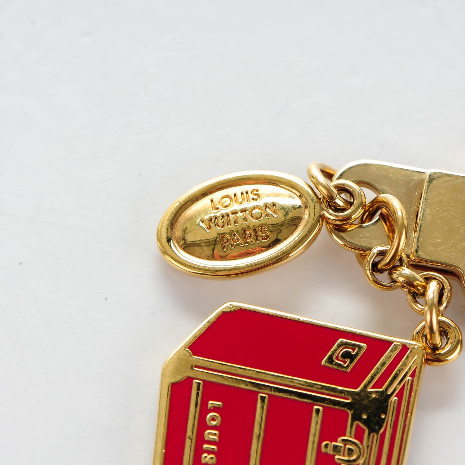 Louis Vuitton Porte Cles Malle Chaine Keychain 3 of 6