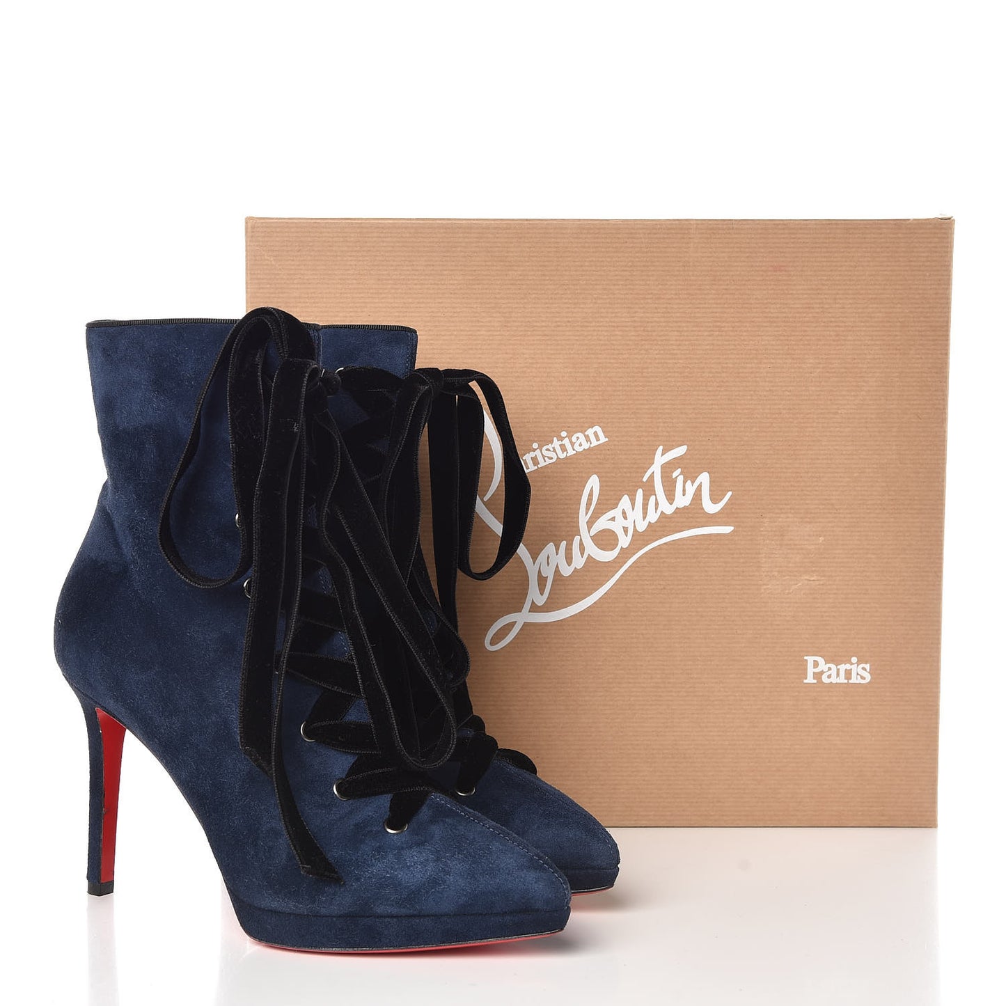 Veau Velours Circus Nana 100 Ankle Boots 37 Marine Black