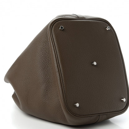 Hermes Taurillon Clemence Picotin Lock 26 GM Taupe 6 of 11