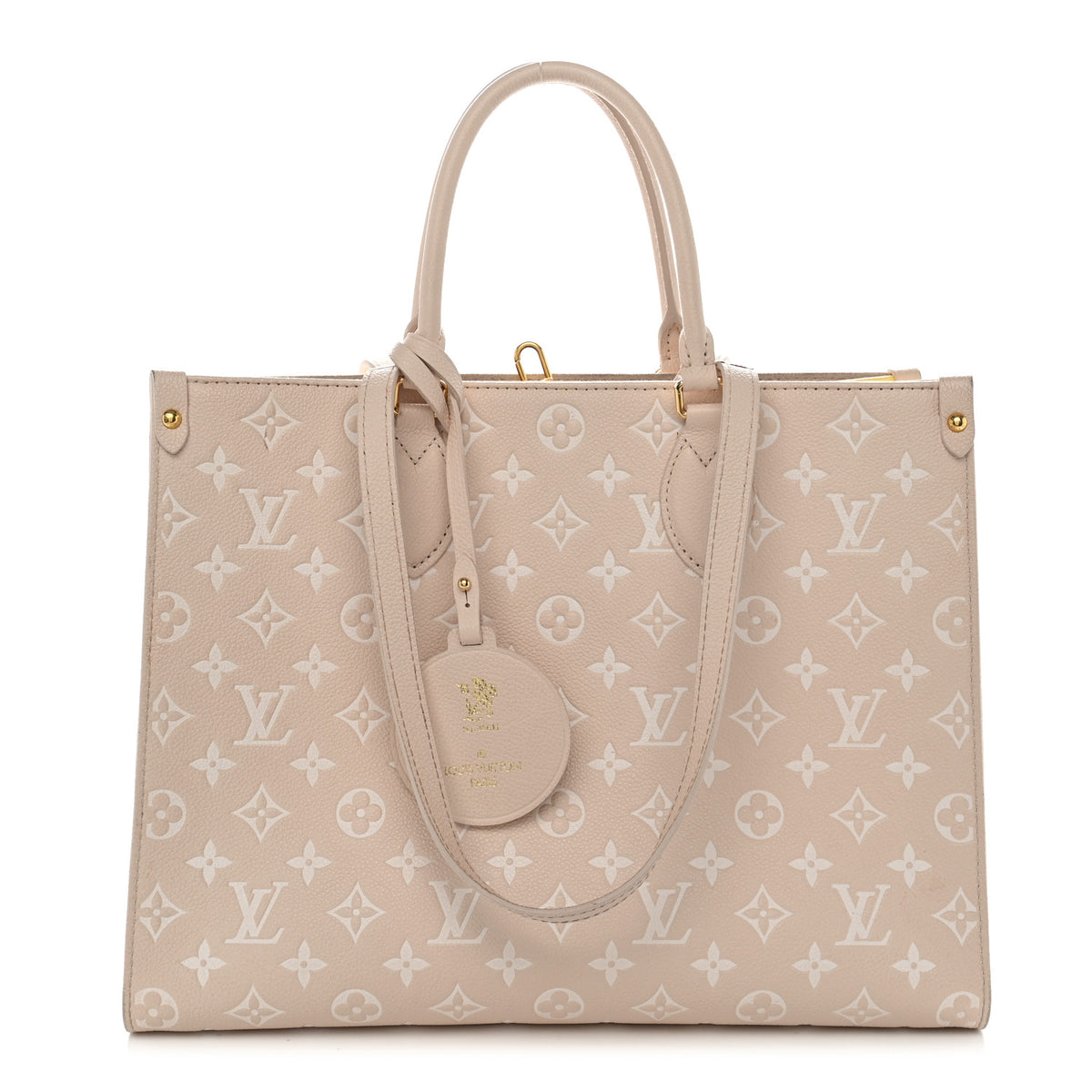 Empreinte Monogram Spring In The City Onthego MM Beige Pink Yellow