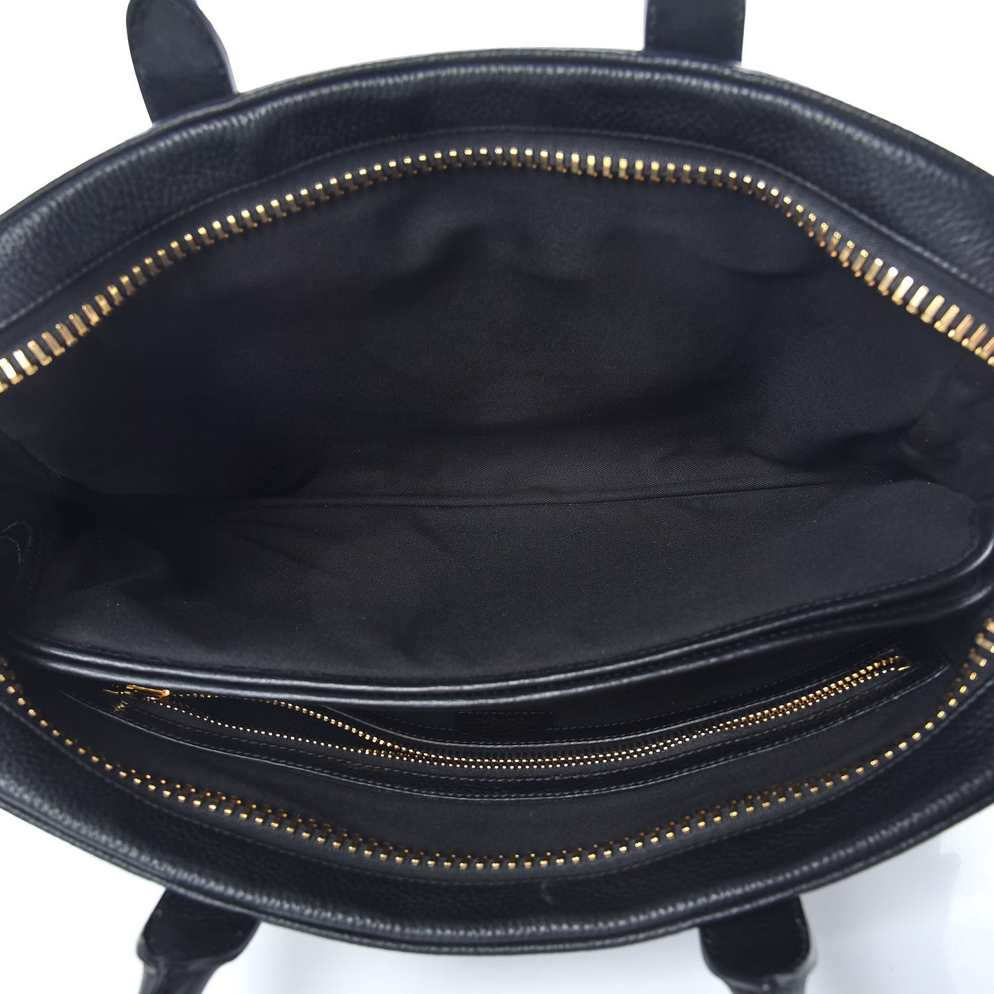 Calfskin Buckley Briefcase Black