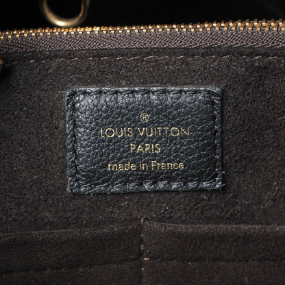 Louis Vuitton Calfskin Monogram Kimono Tote PM Black 6 of 7