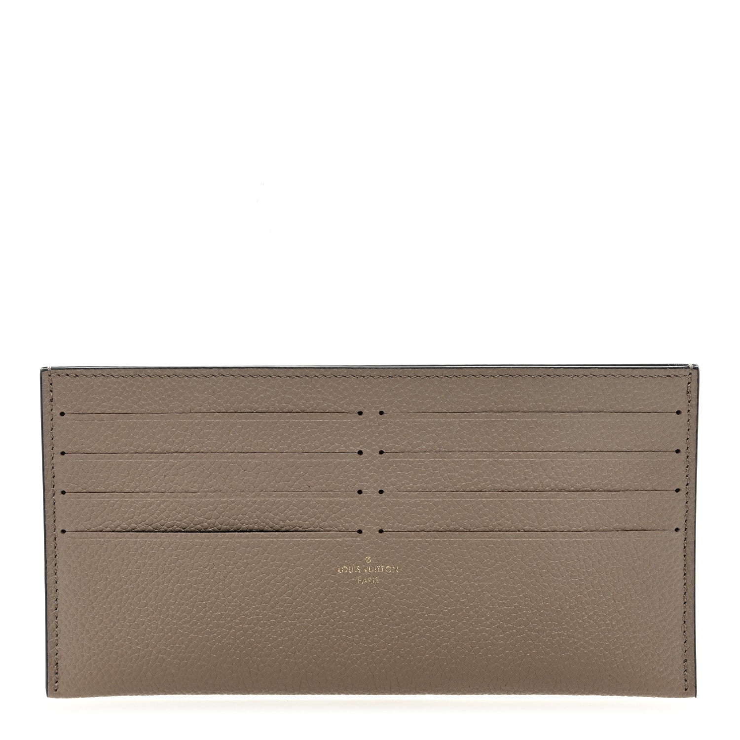 Louis Vuitton Calfskin Felicie Chain Wallet Card Holder Insert Tourterelle 1 of 6