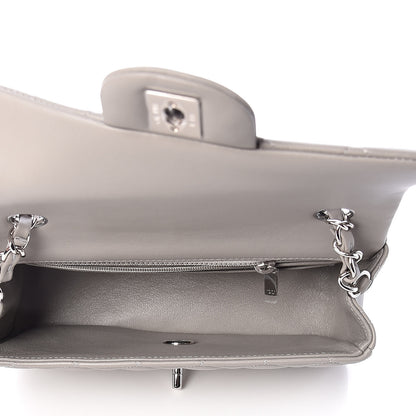 Chanel Lambskin Quilted Mini Rectangular Flap Grey 5 of 11
